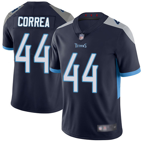 Tennessee Titans Limited Navy Blue Men Kamalei Correa Home Jersey NFL Football #44 Vapor Untouchable